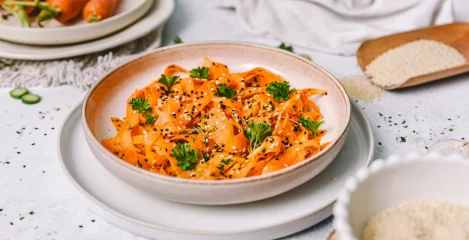 Recept za korenčkovo solato s sezamom