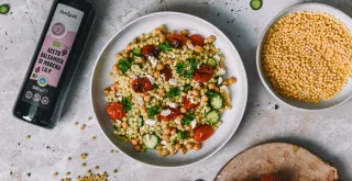 Fregola solata s paradižnikom