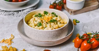 Beljakovinski mac & cheese