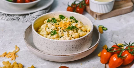 Beljakovinski mac & cheese