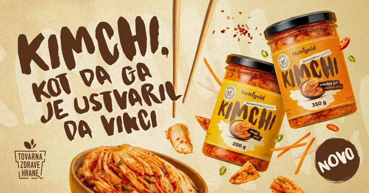 Kimchi je tradicionalna korejska fermentirana jed.