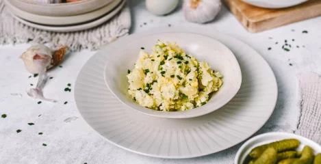 Recept za krompirjevo solato s koprom.
