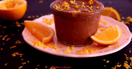 Čokolada in pomaranča chia puding