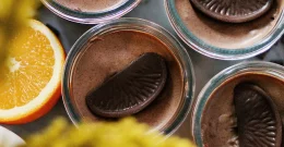 Čokolada in pomaranča chia puding