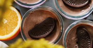 Čokolada in pomaranča chia puding